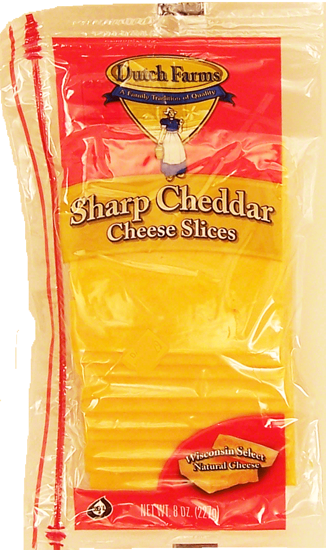 Dutch Farms  sharp cheddar cheese slices Full-Size Picture